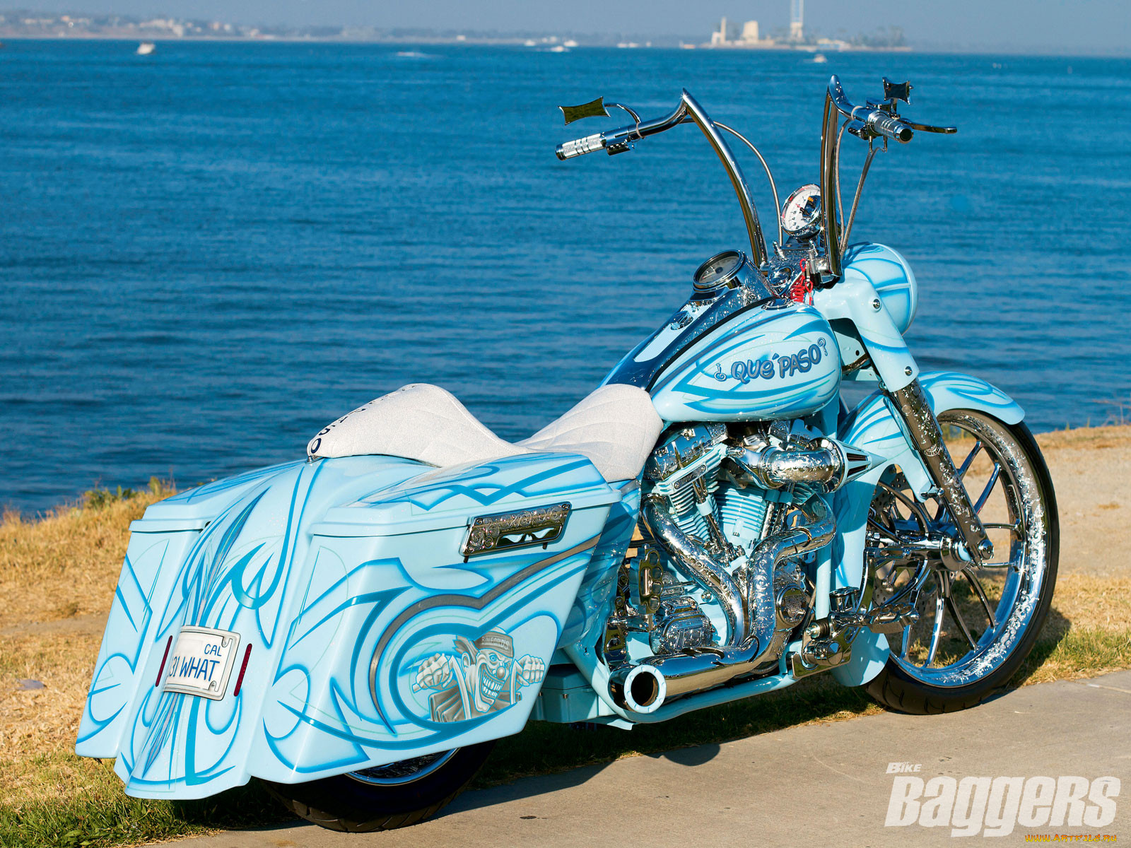 2004, harley, davidson, road, king, , customs